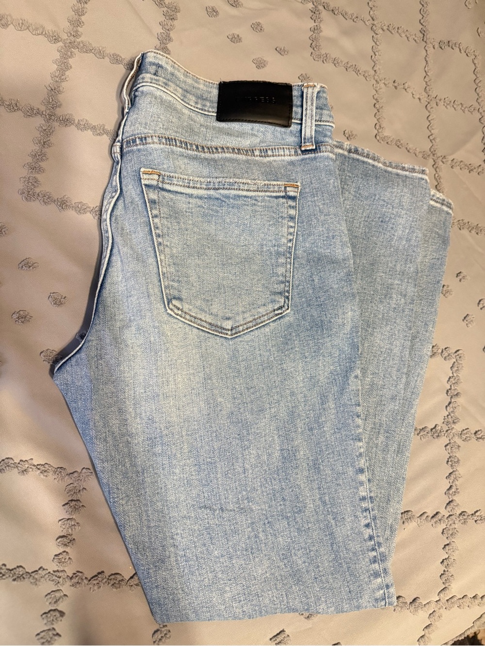 Express Light Blue Slim Leg Jeans